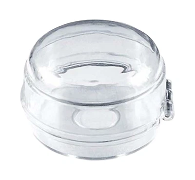 50x EWANTO Herd / Protezione Neonati Sicherheitsknopfabdeckung Trasparente - Immagine 1 di 3