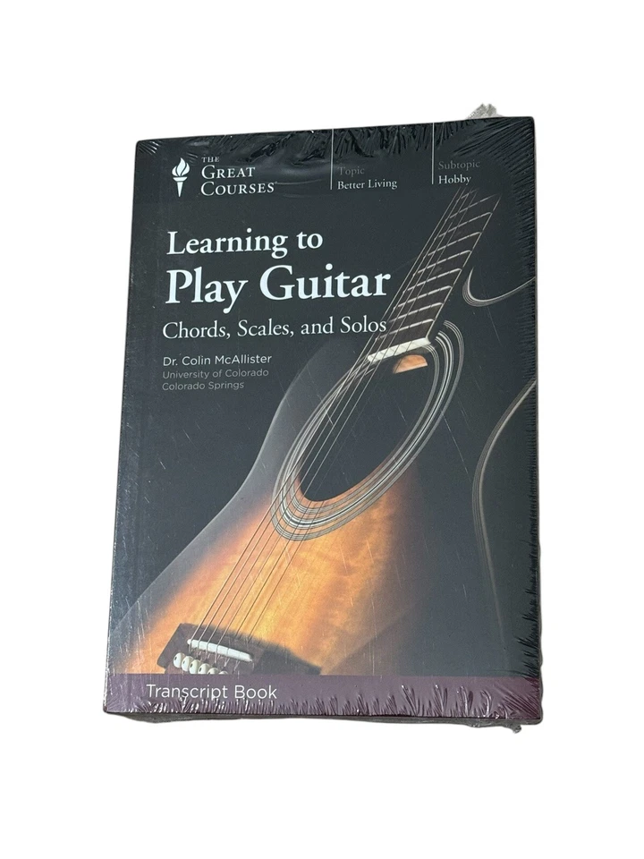 Great Courses Transcript Learning to Play Guitar Chords, Scales, and Solos NEW - Image 1 of 2