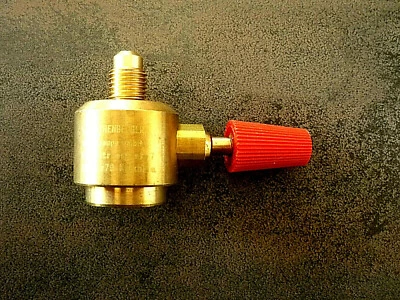 ROTHENBERGER Entnahmeventil R600A Ventil 1/4 SAEM Feingewinde Anschlussventil für Kältemittel