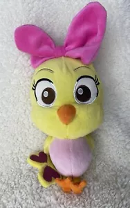 Disney Store Kuckuck Loca gelber Vogel rosa Schleife 9 Zoll Plüschtier Stofftier Rarität - Bild 1 von 5