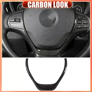 Cubierta de embellecedor de volante de aspecto de carbono para BMW Serie 1 3 F20 F30 F34 GT 12-16 - Imagen 1 de 11