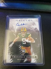 2022 Panini Origins Christian Watson Rookie RC On Card Auto #RAU-CWA Packers