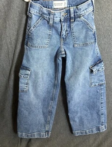 Abercrombie Girls High Rise Wide Leg Jeans Size 5/6 - Picture 1 of 2