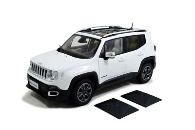 1:18 Scale Jeep Renegade White 2016 Model Car Toy Vehicle Collection Kids Gift - Image 1 of 4