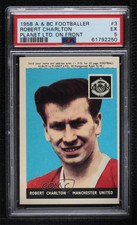 1958-59 A&BC Footballers Bobby Charlton #3.1 PSA 5 Rookie RC