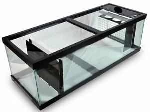 REFUGIUM KIT - 60 Breeder 4 Chamber ezBuild Pro Adjustable Sump Kit - 7" Socks - Picture 1 of 5