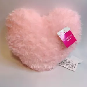 Valentine's Day Heart Shaped 13in Pink Soft Fuzzy Pillow (NEW WITH TAG) - Picture 1 of 5