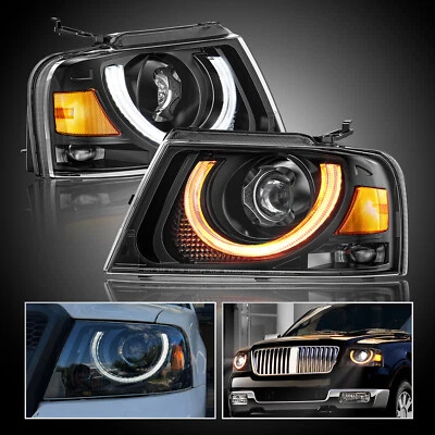 Conjunto de faros LED PUNTO para Ford F150 2004-2008 2006-2008 Lincoln Mark LT Foto 1 de 4