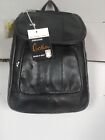 MEDIUM SIZE ALL PURPOSE SOFT GENUINE LEATHER BACK PACK  12