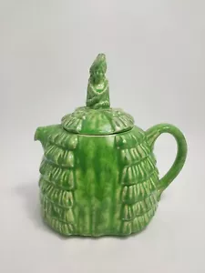 Vintage Sadler Lady Teapot Ye Daintee Crinoline Lady c1930s Ceramic Green - Picture 1 of 13