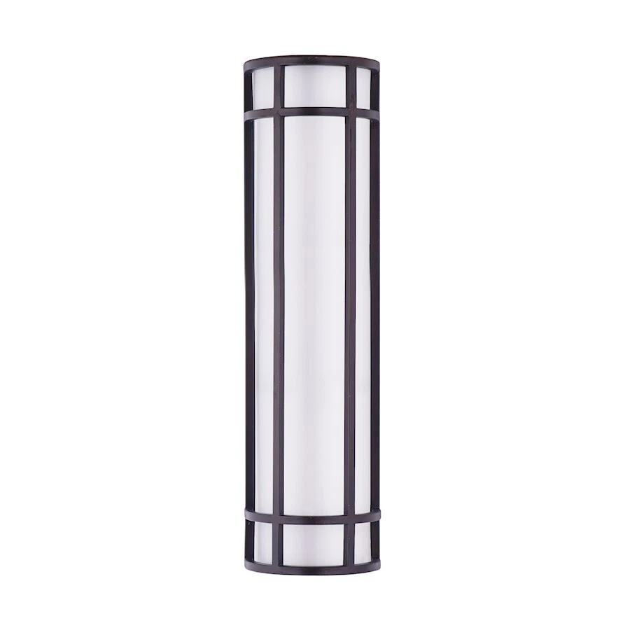 Maxim Lighting Moon Ray LED 1-Light 24" Outdoor Sconce, Bronze/White - 55575WTBZ - Image 1 of 1