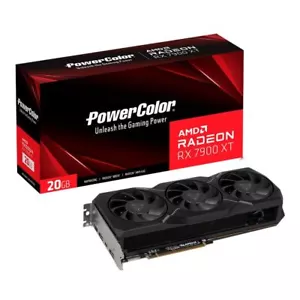 PowerColor AMD Radeon RX 7900 XT Triple Fan 20GB GDDR6 Gaming Graphics Card - Picture 1 of 5