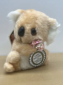 Juguete blando vintage raro Russ Luv Pets años 80 ¡¡sin usar!! Peluche de oso koala - Imagen 1 de 3