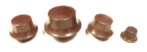 CONSOLA PHILCO 111 DE COLECCIÓN: JUEGO DE 4 PERILLAS PUSH-ON BAQUELITA - Imagen 1 de 3