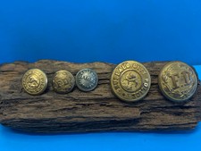 Vtg Buffalo/ Buffalo City Police & Fire Department  Scoville Mfg. Co Button Lot 