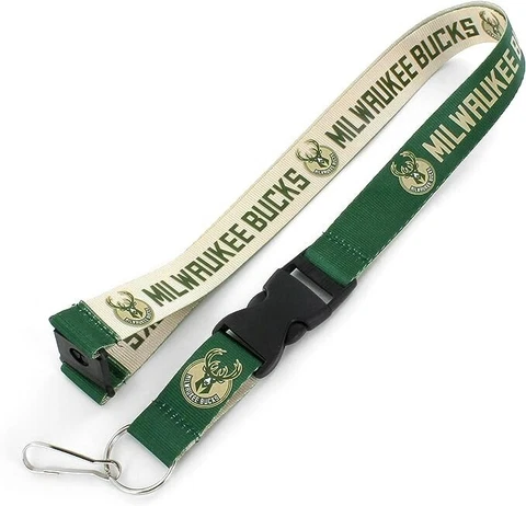 Milwaukee Bucks Two Tone Lanyard Keychains Cover