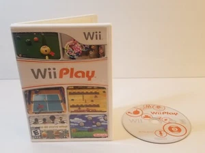 Wii Play 2007 Game Compilation Shooting Range Table Tennis Billiards Fishing - Picture 1 of 2