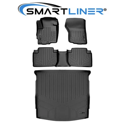 SMARTLINER Floor Mats Cargo Liner Set Black 2014-2021 Outlander No Sport Models Foto 1 de 4