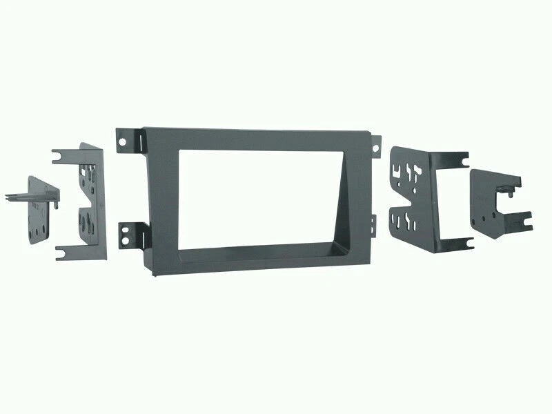 Kit de tablero de radio estéreo de auto doble Din gris para Honda Ridgeline 2005 2006-2014 Foto 1 de 1