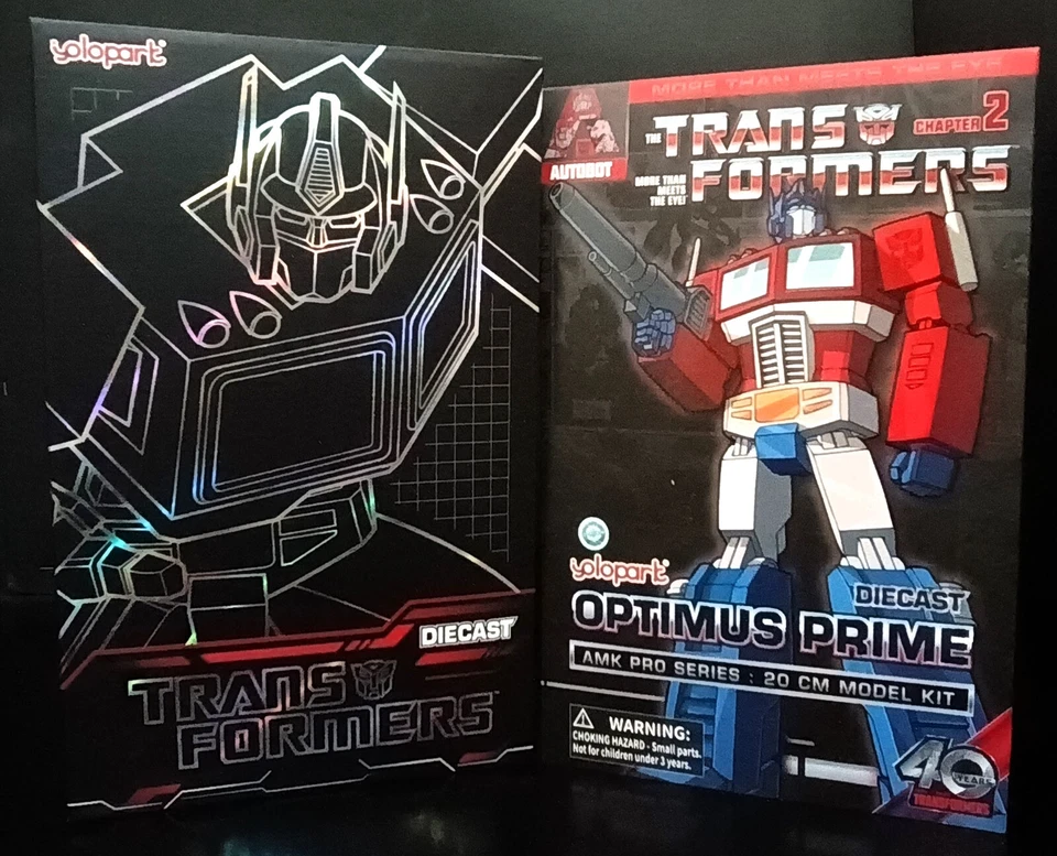 YOLOPARK 2024 TRANSFORMERS G1 AMK PRO SERIES OPTIMUS PRIME 8" ROBOT MODEL KIT - Image 1 of 4