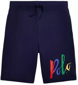 Polo Ralph Lauren blau Spa Frottee Shorts Jungen Größe L 14-16 großer Kordelzug neu mit Etikett - Bild 1 von 3