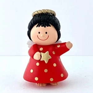 Vintage Hallmark Christmas Angel Salt Shaker Figurine Red, Holds Star 3 1/4” - Picture 1 of 10
