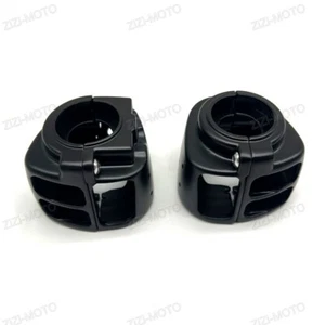 Black Switch Housing Cover For Harley Softail Dyna Glide V-Rod Softail Sportste - Picture 1 of 5