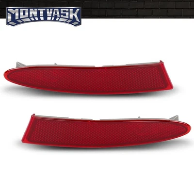 Rear Bumper Reflector Fit For 2011-2017 BMW X3 Left & Right Side Pair Set Foto 1 de 4