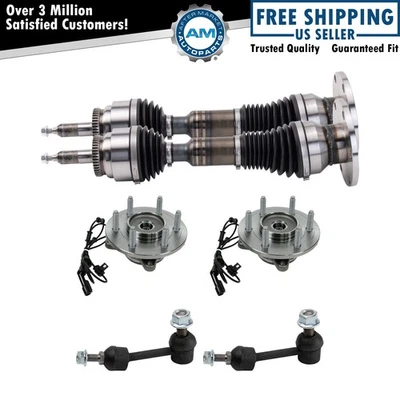 Front Steering & Drivetrain Kit Fits 2005-2006 Ford Expedition Lincoln Navigator - Image 1 of 4