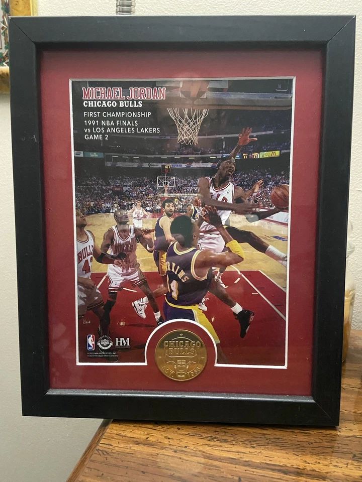 Upper Deck Memorabilia The Highland Mint Michael Jordan First Championship - Image 1 of 1