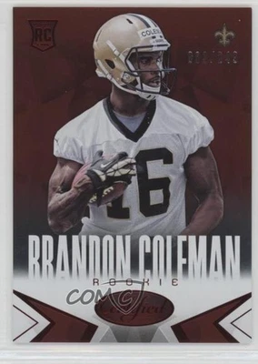 2014 Certified Red /249 Brandon Coleman #105 Rookie RC - Image 1 of 2