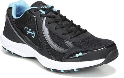 Ryka Women's Dash 3 Walking Sneaker Black/Meteorite/Nc Blue 7M - Image 1 of 4