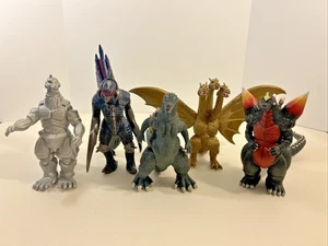 2005 / 2006 Bandai Toho Godzilla Lot of 5 Vinyl Figures - Picture 1 of 24