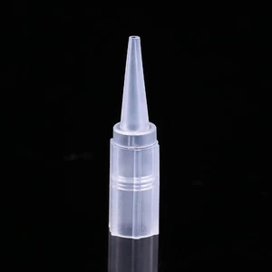 100Pcs/Set Disposable Tattoo Needle Tube Nozzle Tips Cap Round Microblading UMWC - Picture 1 of 11