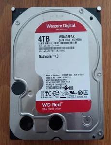 Servidor NAS 4 TB WD Red HDD WD40EFAX 3,5" SATA III 256 MB de caché 24/7 - Imagen 1 de 2