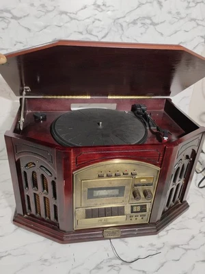 Thomas Pacconi Classics Stereo TPC-MSE-800 AM FM Cassette CD Turntable 1900-2000 - Image 1 of 4