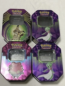 4 Pokémon Sammelkartenspiel leere Tins - Bild 1 von 10