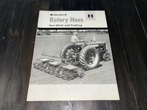 Original Sales Brochure IH McCormick Rotary Hoes Fast-Hitch & Trailing - Picture 1 of 4