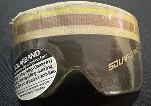 Vintage 1980's Solarband Headband Visor New With Carrying Case Made In USA - Picture 1 of 5