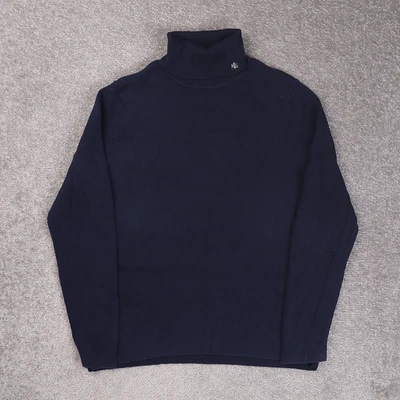 Suéter para mujer Lauren Ralph Lauren 2XL azul manga larga acanalado cuello alto Foto 1 de 4