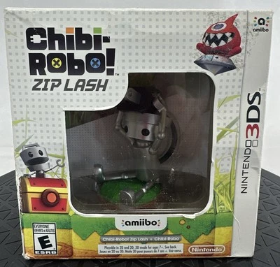 Chibi-Robo Zip Lash Box Set W/ Chibi-Robo Amiibo (3DS) NEW - Image 1 of 4