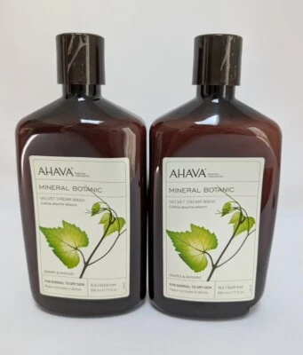 2 AHAVA Mineral Botanic Terciopelo Crema Lavado Mineral Botánico Piel Normal a Seca Foto 1 de 3