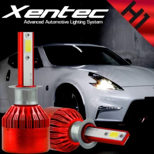 XENTEC 9600LM 388W Cree LED Headlight Kit H1 6000K Bulbs White XENON Color Pair - Picture 1 of 12