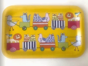Zara Home Kids Cats and Birds Melamine Tray - Picture 1 of 2