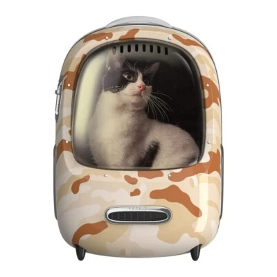 PETKIT Transport Rucksack Katzen Hunde Tragetasche Haustier Eingebauter Lüfter - Bild 1 von 4