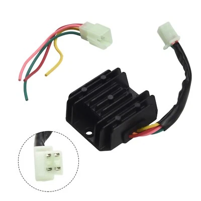 Regulador de Voltaje 12V 4 Hilos Rectificador Alta Calidad para Moto Scooter Barco Foto 1 de 4