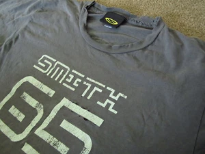VINTAGE 90er SMITH Optics T SHIRT SMALL 65 grau altes Logo getragen 1965 S MADE IN USA - Bild 1 von 11