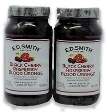 E.D. Smith Black Cherry, Raspberry & Blood Orange Fruit Spread- With 40% Less Su