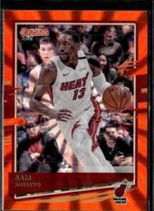 2020-21 Donruss #14 Bam Adebayo Holo Orange Laser Miami Heat - Picture 1 of 2