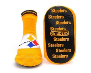 Pittsburgh Steelers Gripper Slipper Socks for Kids, 6 Months - Picture 1 of 1